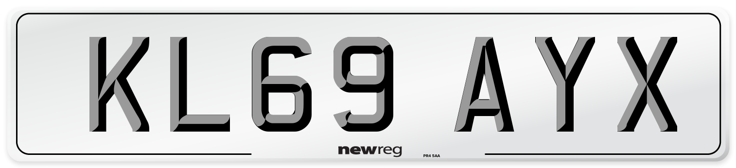 KL69 AYX Number Plate from New Reg